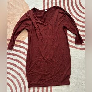 Old Navy Burgundy Dress
